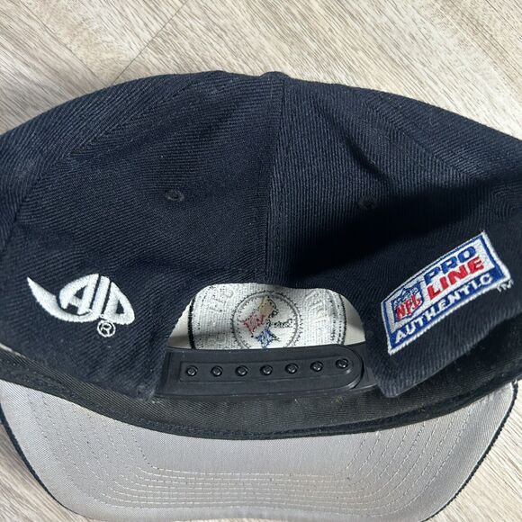 Vintage Pittsburgh Steelers Hat Snapback NFL Football‎ Pro Line Black Wool Blend - Picture 2 of 8
